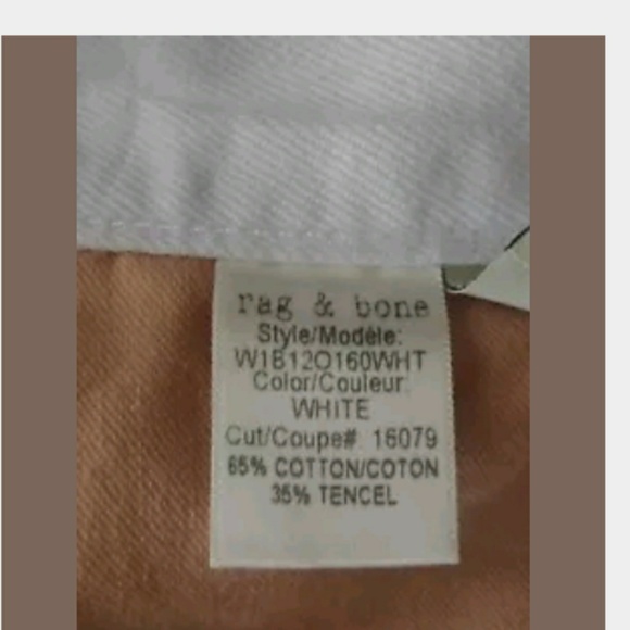 Rag and Bone White Dive Denim Skirt - Picture 5 of 8